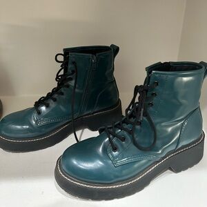 Madden Girl lace up boots.